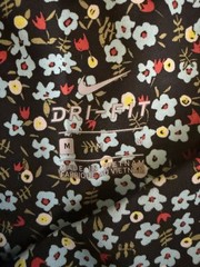 Nike Dri-FIT Floral Print Leggings Women’s Medium Black Pink Blue Athletic Yoga