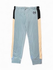 2016 Victoria’s Secret PINK Baby Blue/Black Waist Cuffed Joggers SIZE – L • NWOT