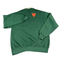 Vintage Jerzees Turtleneck Sweatshirt Women large Scarecrow Pumpkin Fall Autumn