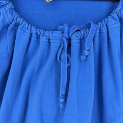 Hanna Andersson Blue Pullover Hoodie Side Ties Women’s Size Large