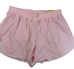 All in Motion Women’s Active Light Woven Mid Rise Run Shorts 3″ Light Pink Small