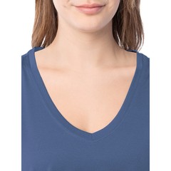 Athletic Works Women’s size XS 0-2 Active Texture Knit V-Neck Tee London Blue