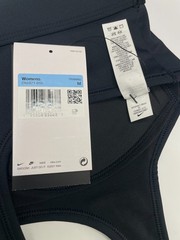 New Nike Women’s Swoosh Sports Bra Medium Support Black/White DX6821-010 MEDIUM