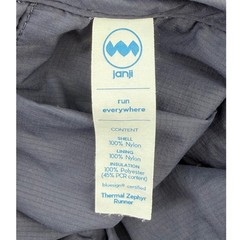 Janji Thermal Zephyr Runner Jacket Womens Large Periwinkle Gray Full Zip
